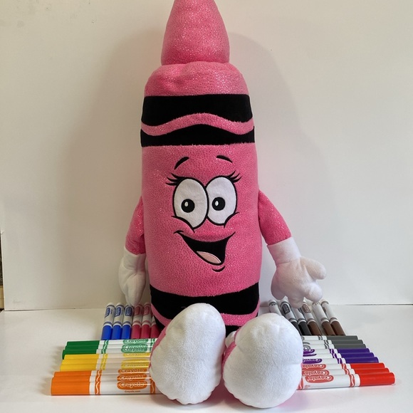 CRAYOLA PLUSH CRAYON WITH CRAYOLA MARKERS - Picture 3 of 17